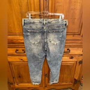 True Craft distressed Mid Rise Skinny Ankle Jeans size 13
